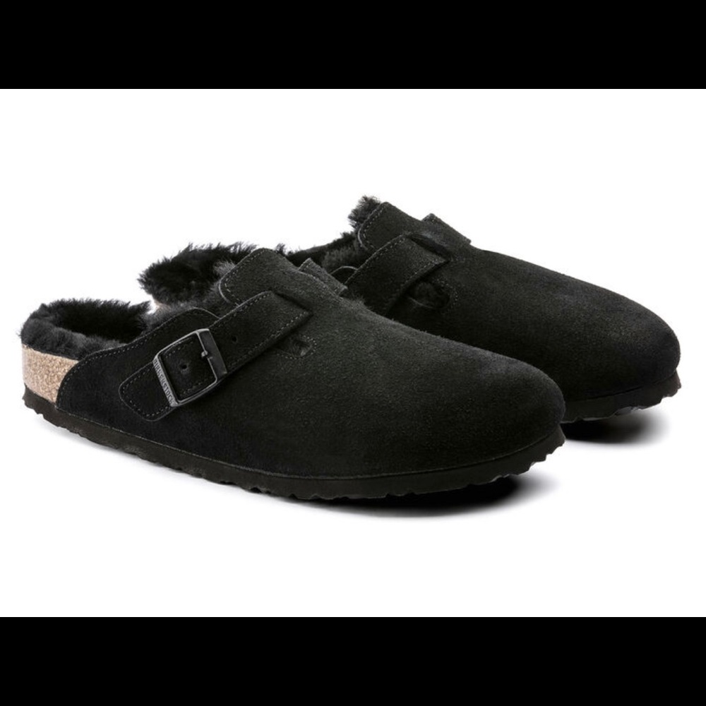 Birkenstock Boston Shearling clogs size 39